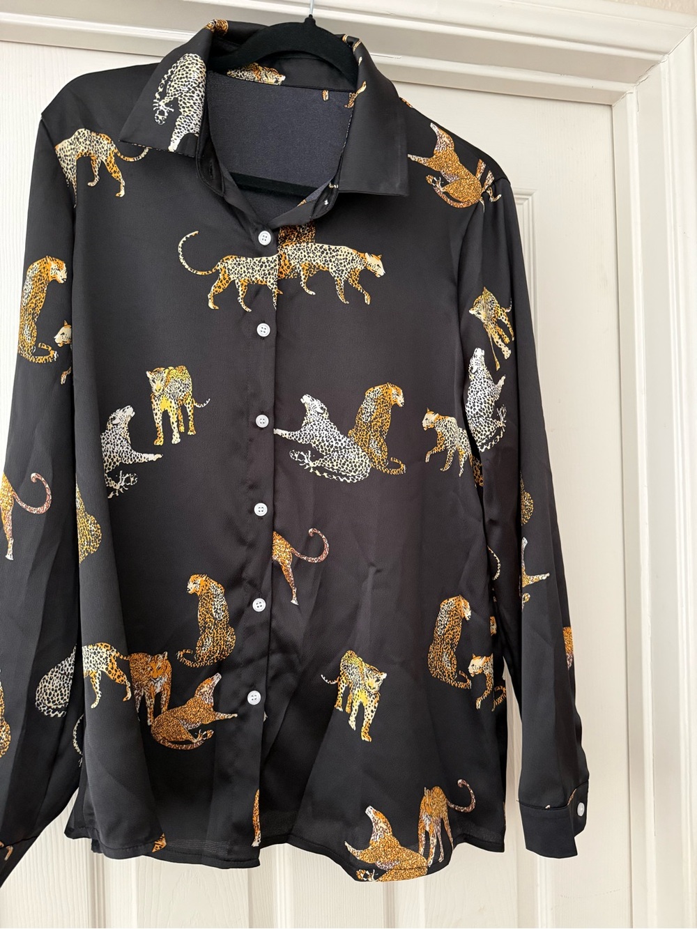 Animal print blouse